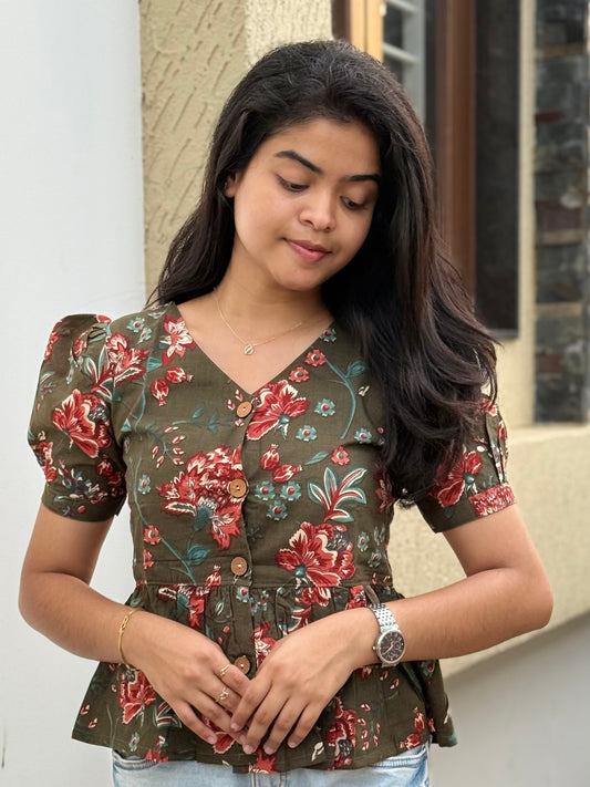 Peplum Top