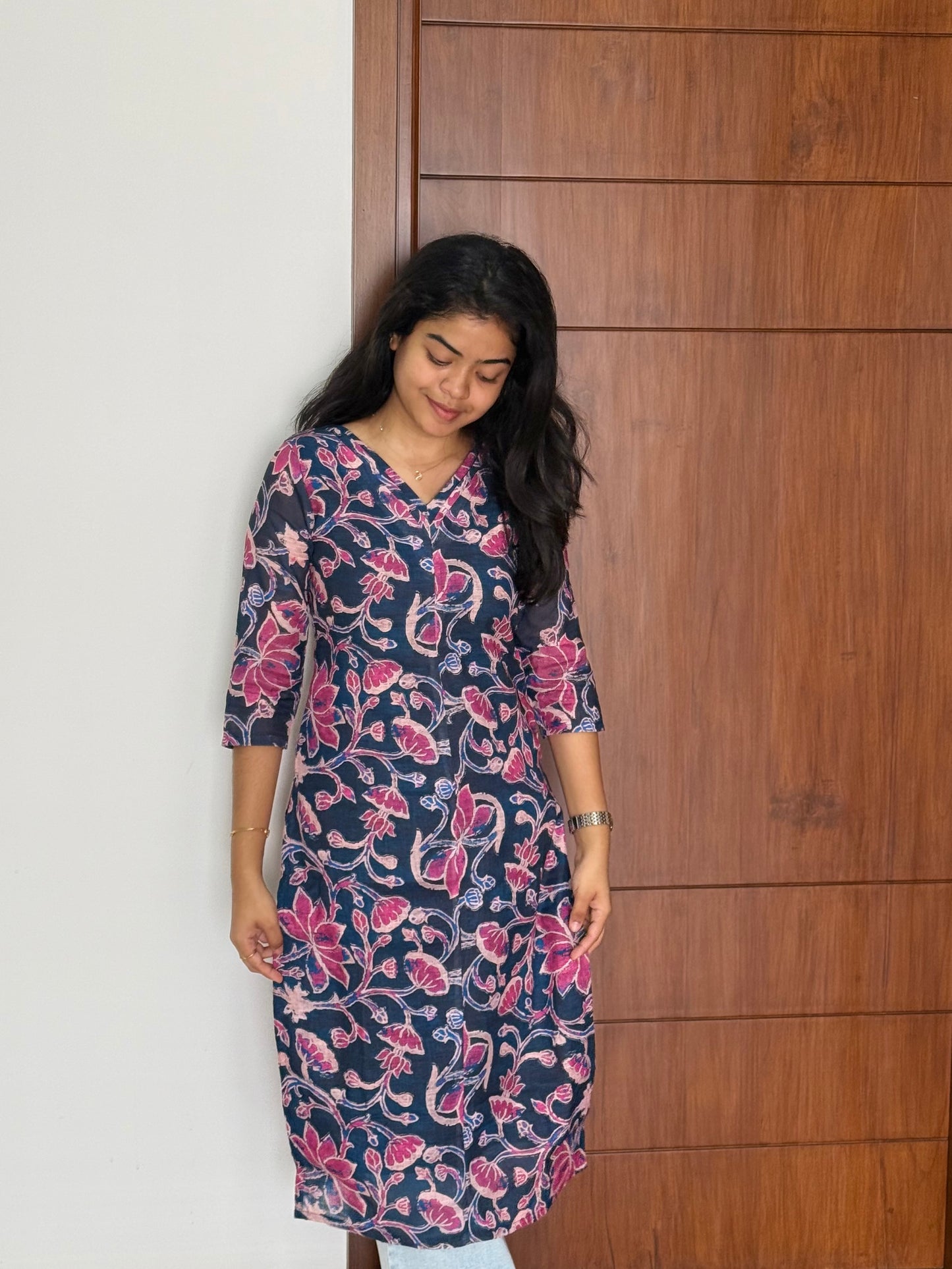 Linen Cotton Kurti