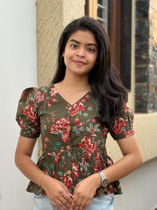 Peplum Top