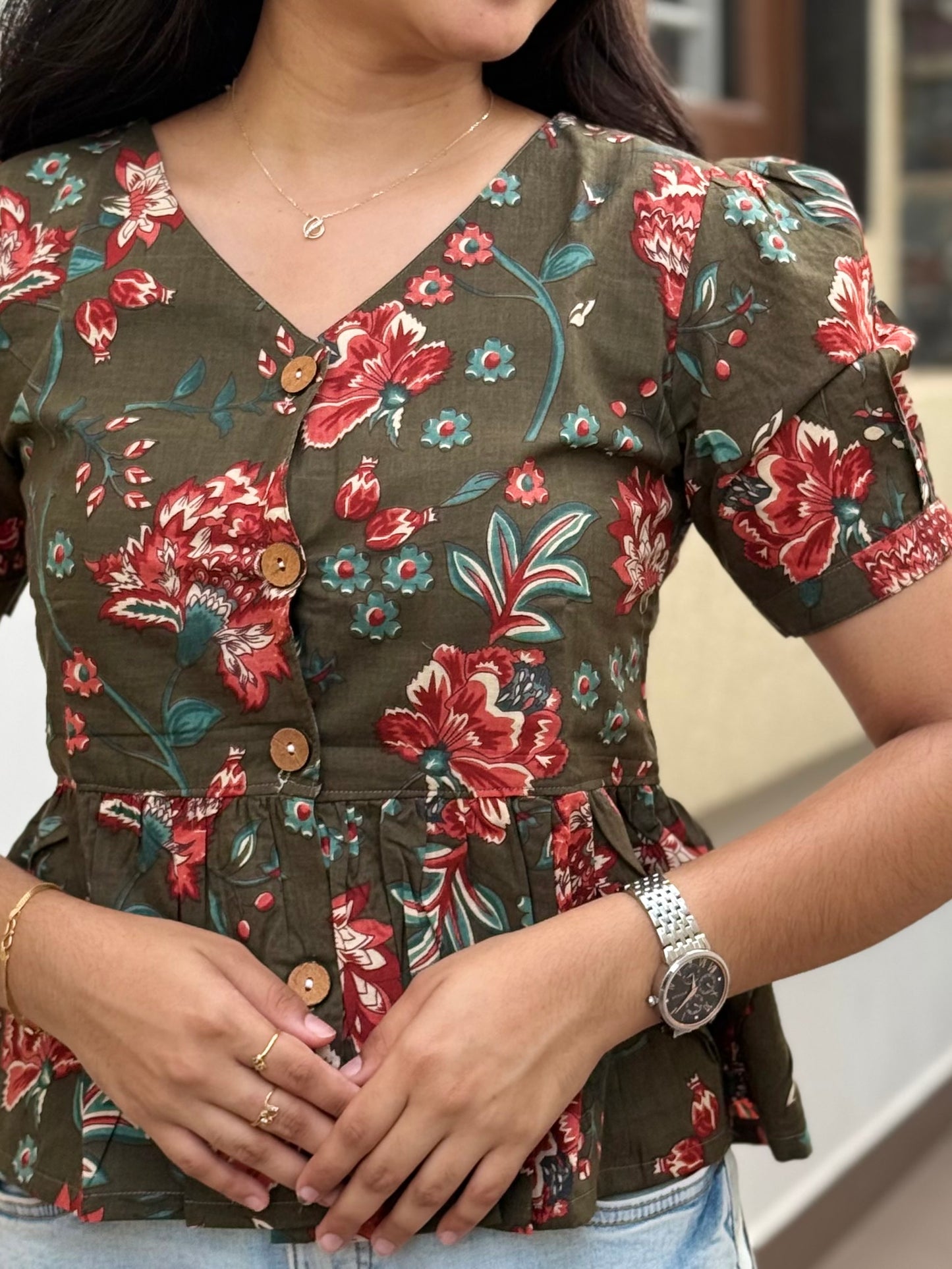 Peplum Top